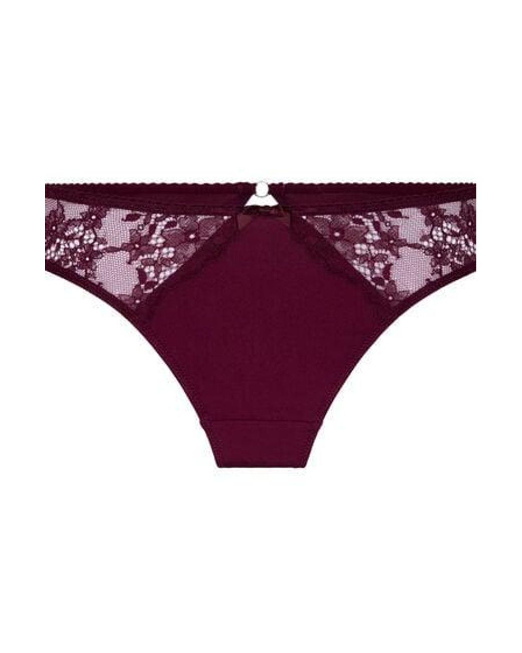 Hunkemöller Red Highleg Thong Naomi