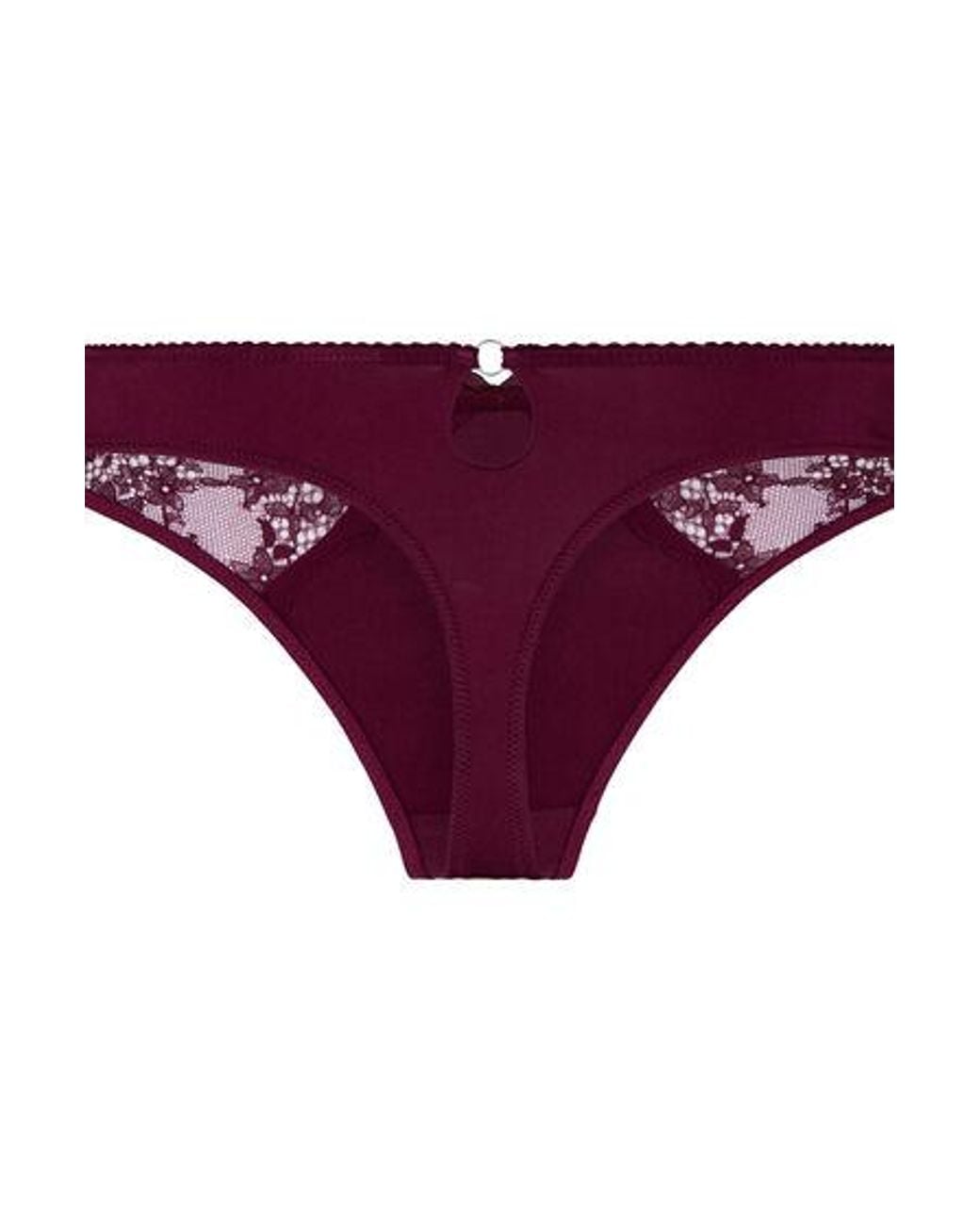Hunkemöller Red Highleg Thong Naomi