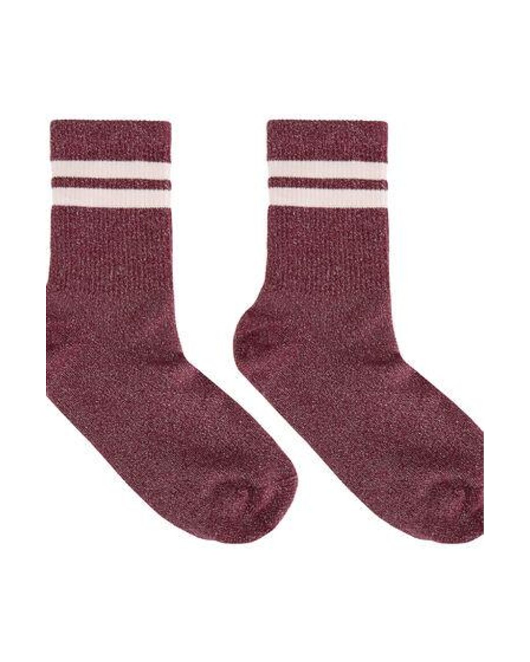Hunkemöller Pink Socks Lurex Stripe