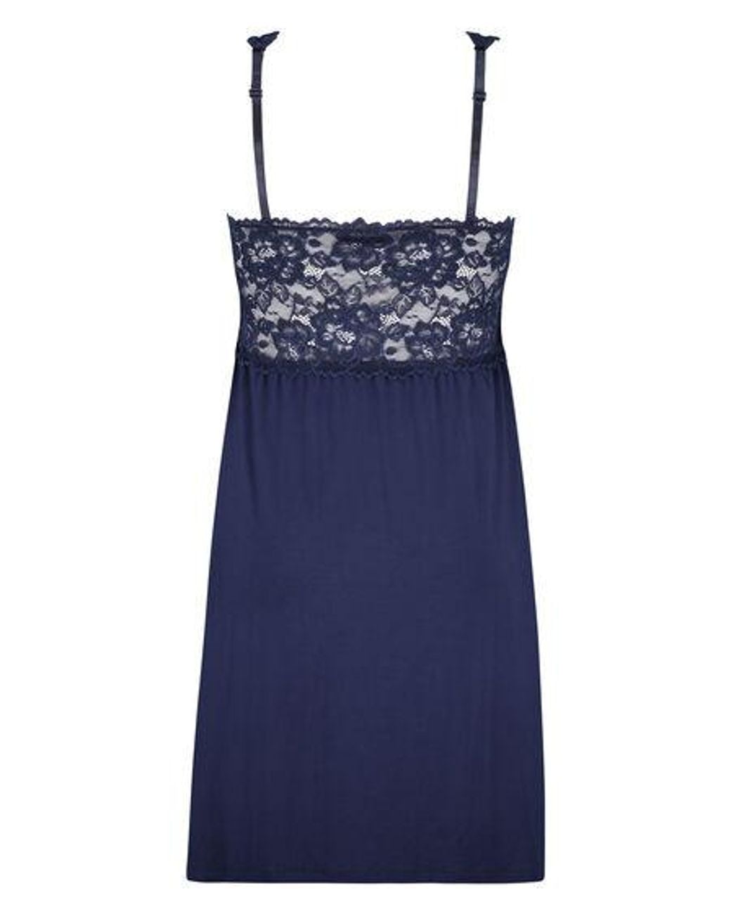 Hunkemöller Blue Nora Lace Slip Dress