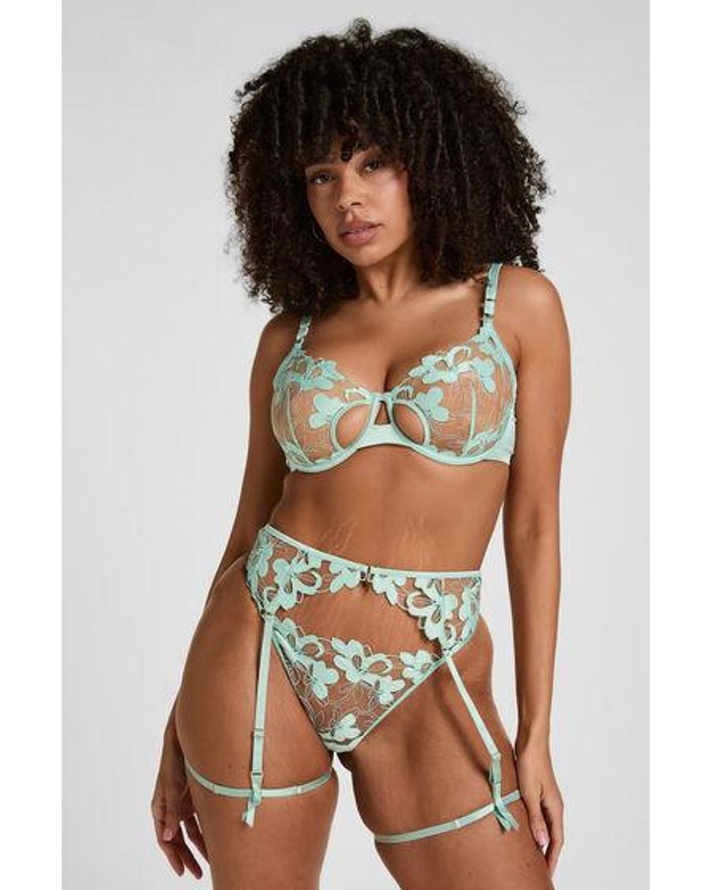 Hunkemöller Green Suspenderbelt Beatrice