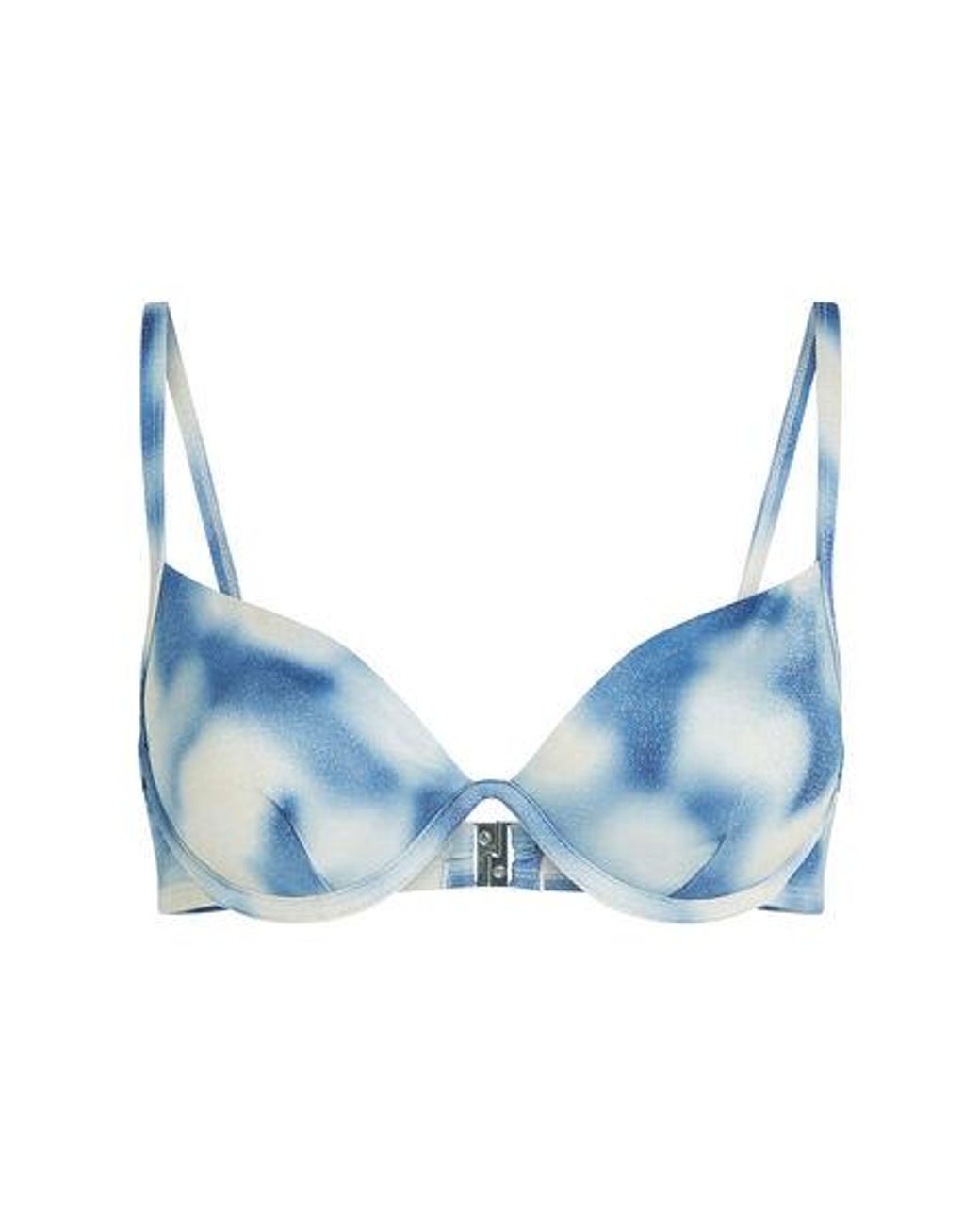 Hunkemöller Blue Lagoa Non-Padded Underwired Bikini Top