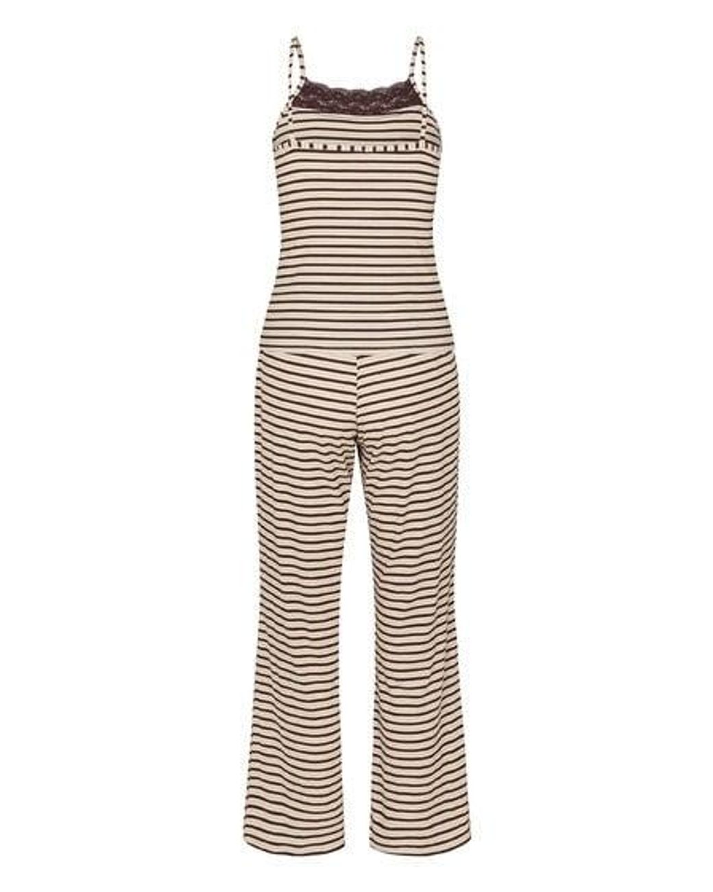 Hunkemöller Natural Pyjama Set Lace