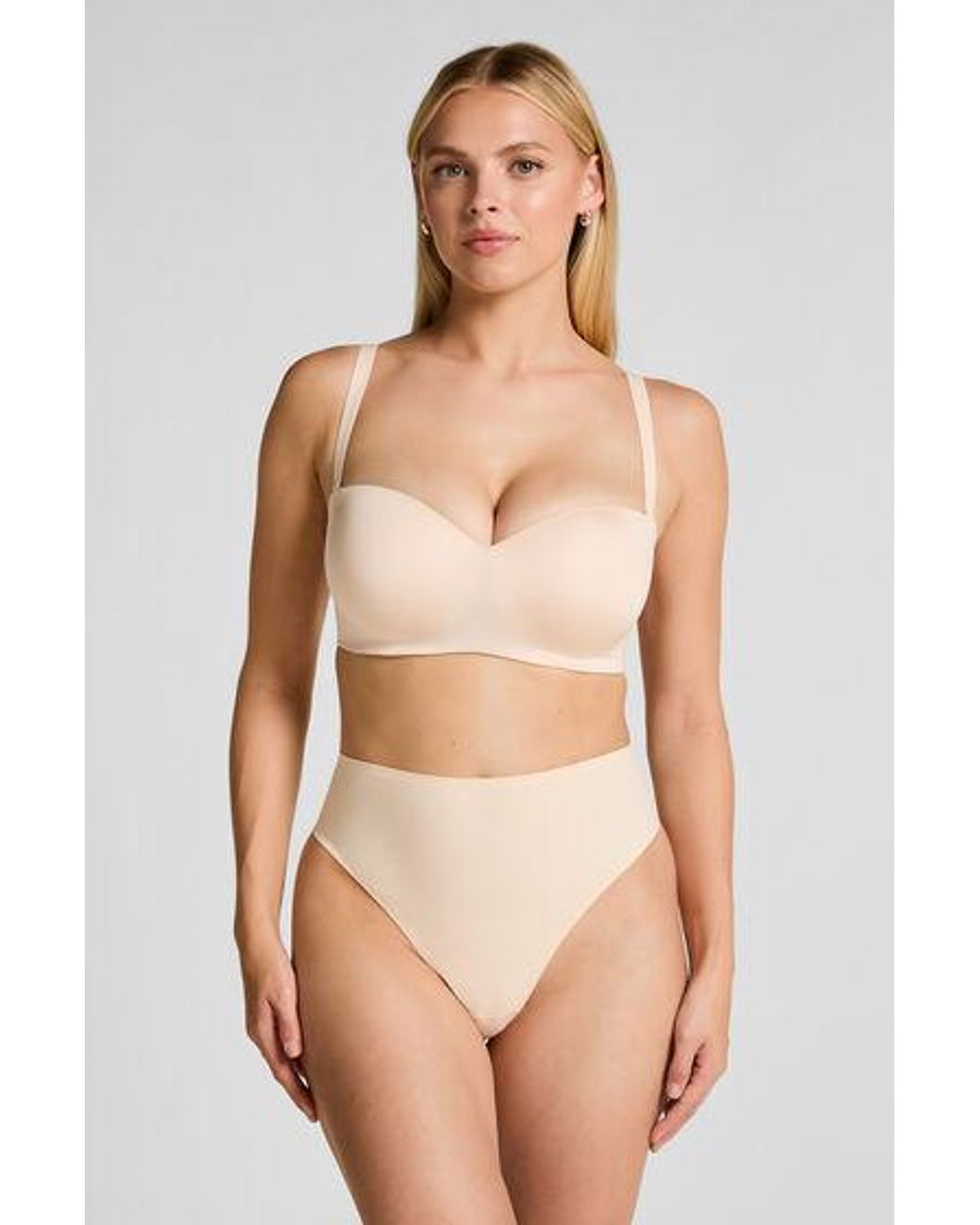 Hunkemöller Voorgevormde Beugel Bh Smooth in het Brown