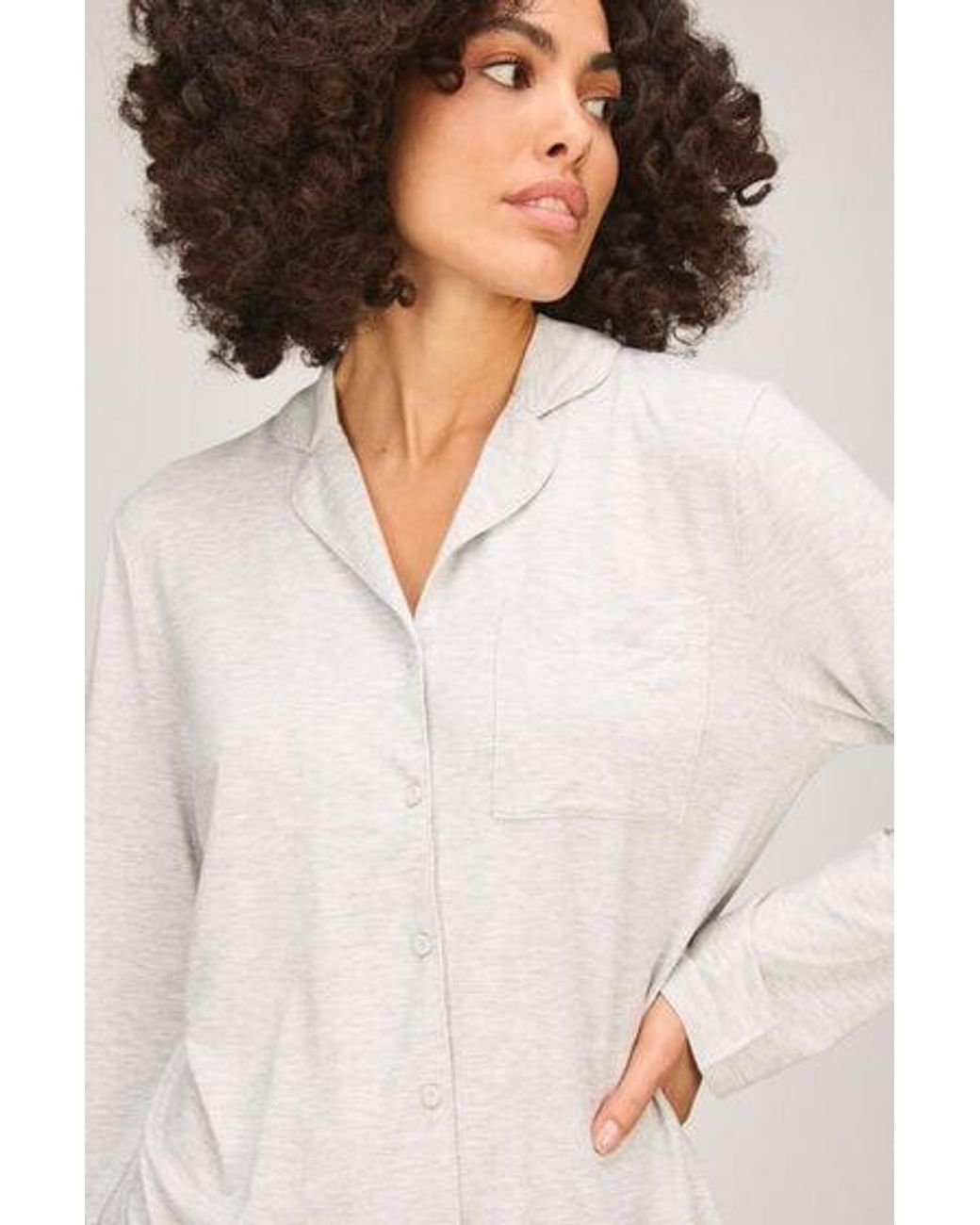 Hunkemöller Natural Essential Jersey Long-Sleeved Jacket
