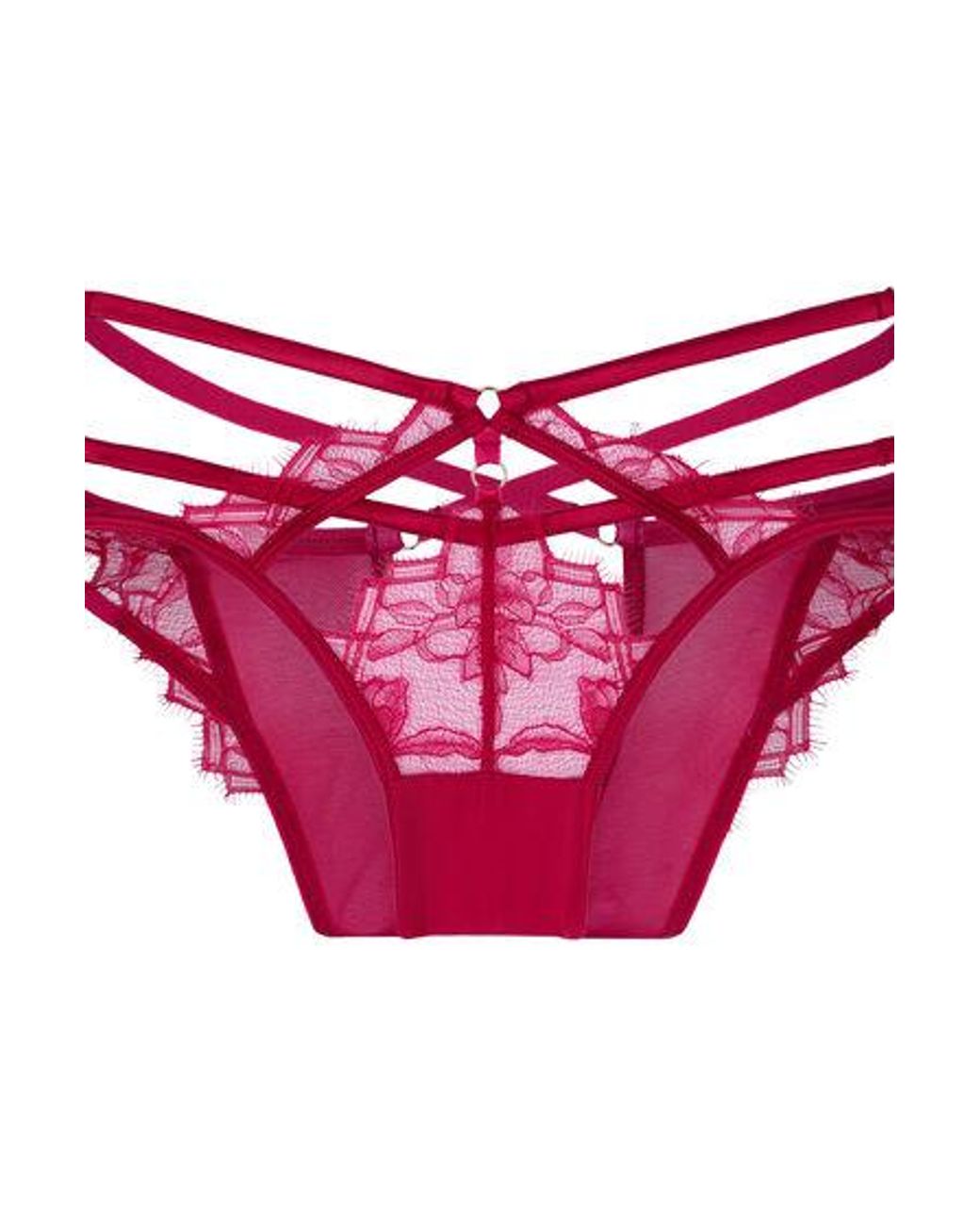 Hunkemöller Red Highleg Brazilian Bea