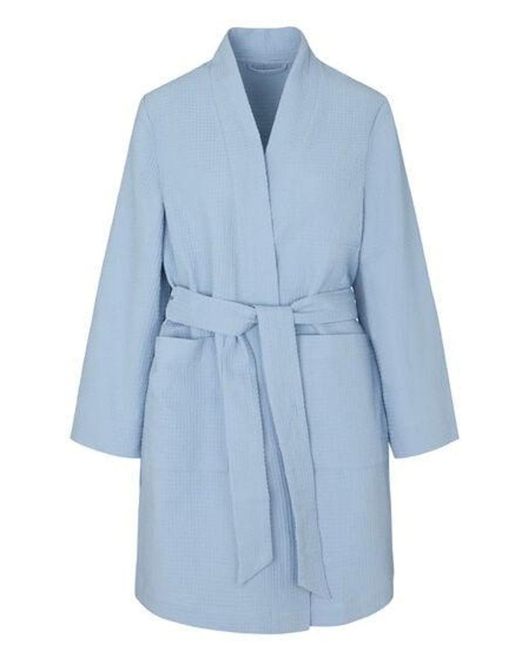 Hunkemöller Blue Waffle Bathrobe