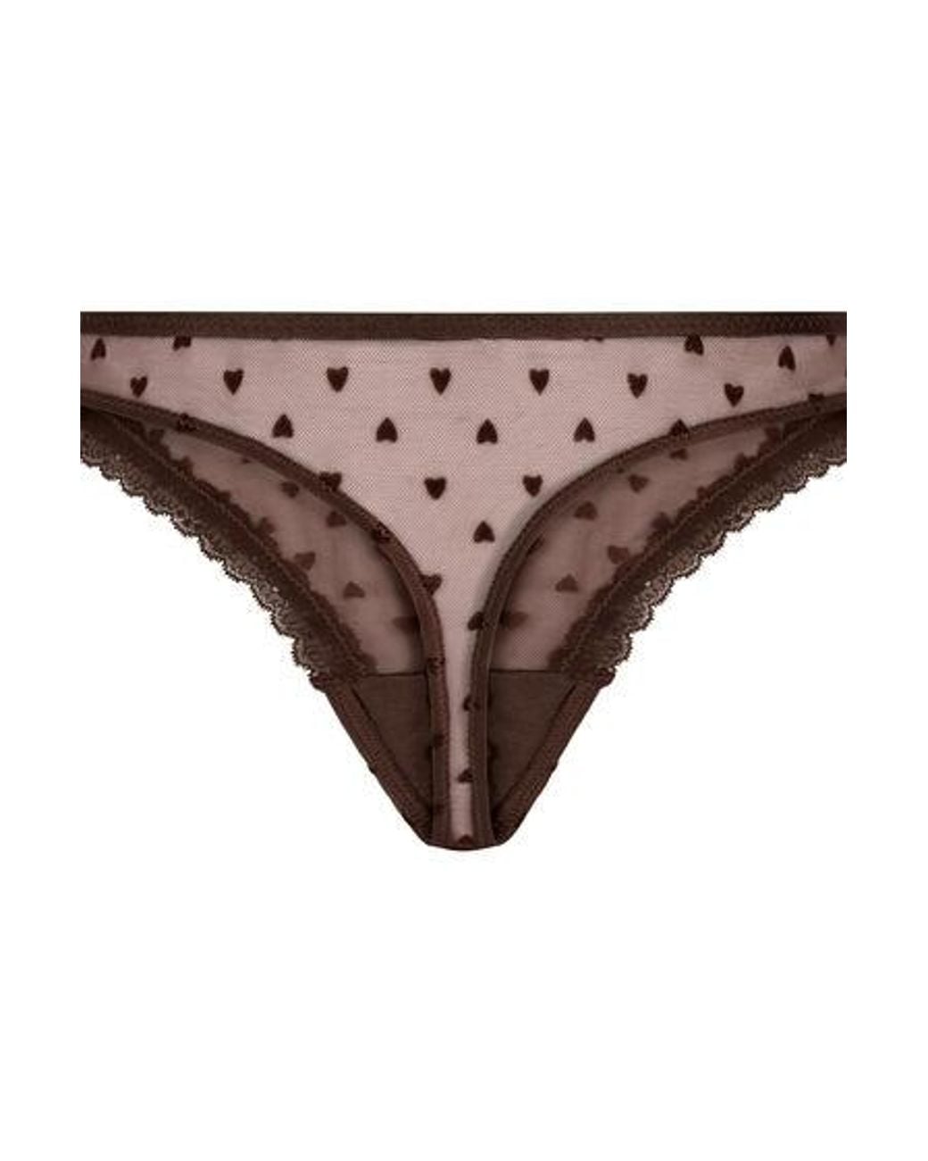 Hunkemöller Brown Phoebe Thong