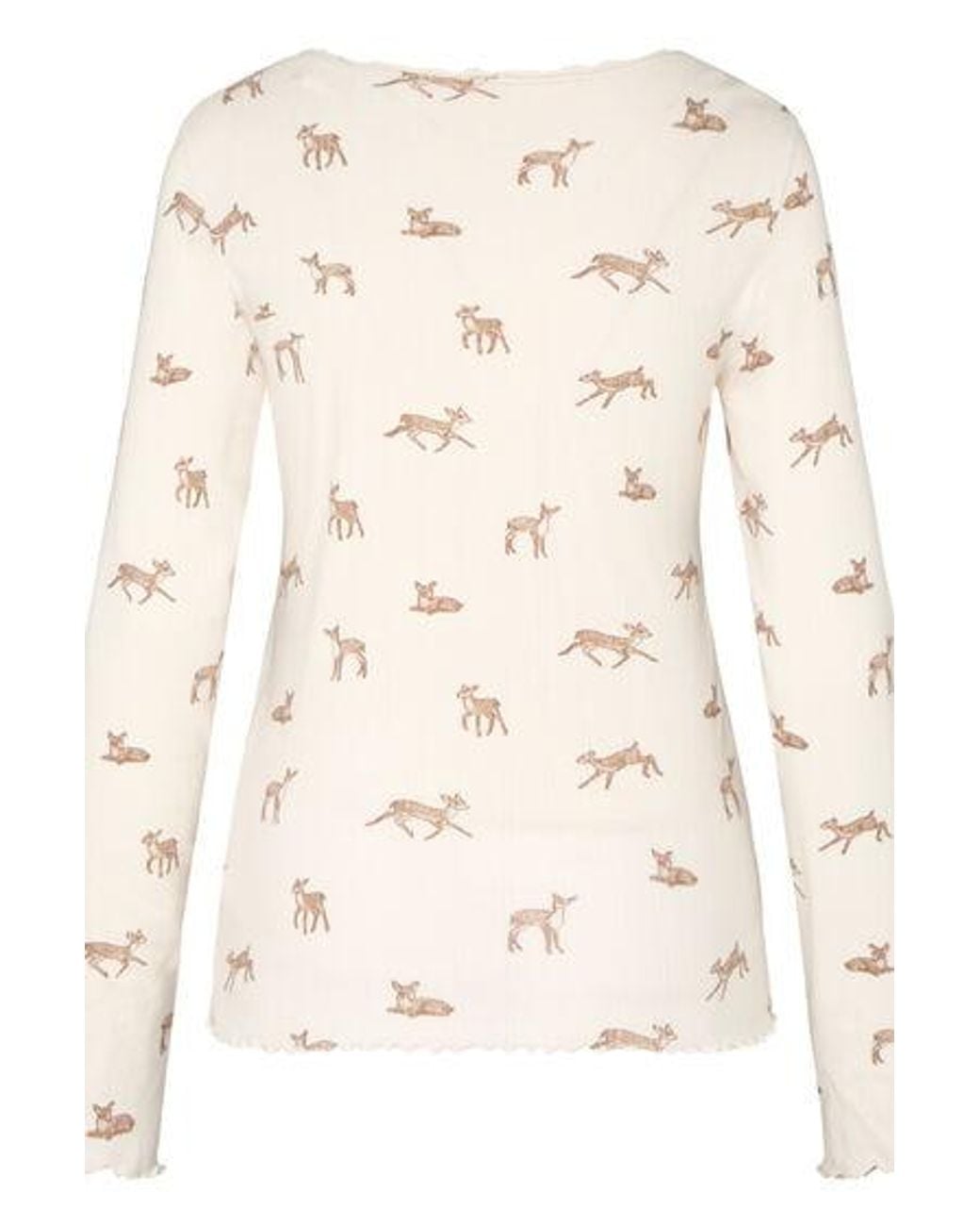Hunkemöller Natural Pointelle Pyjama Top