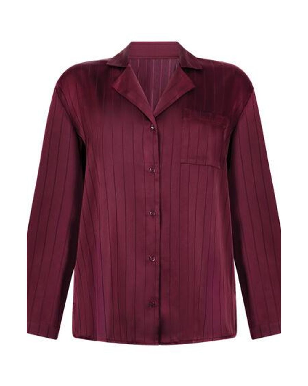 Hunkemöller Red Satin Pinstripe Jacket