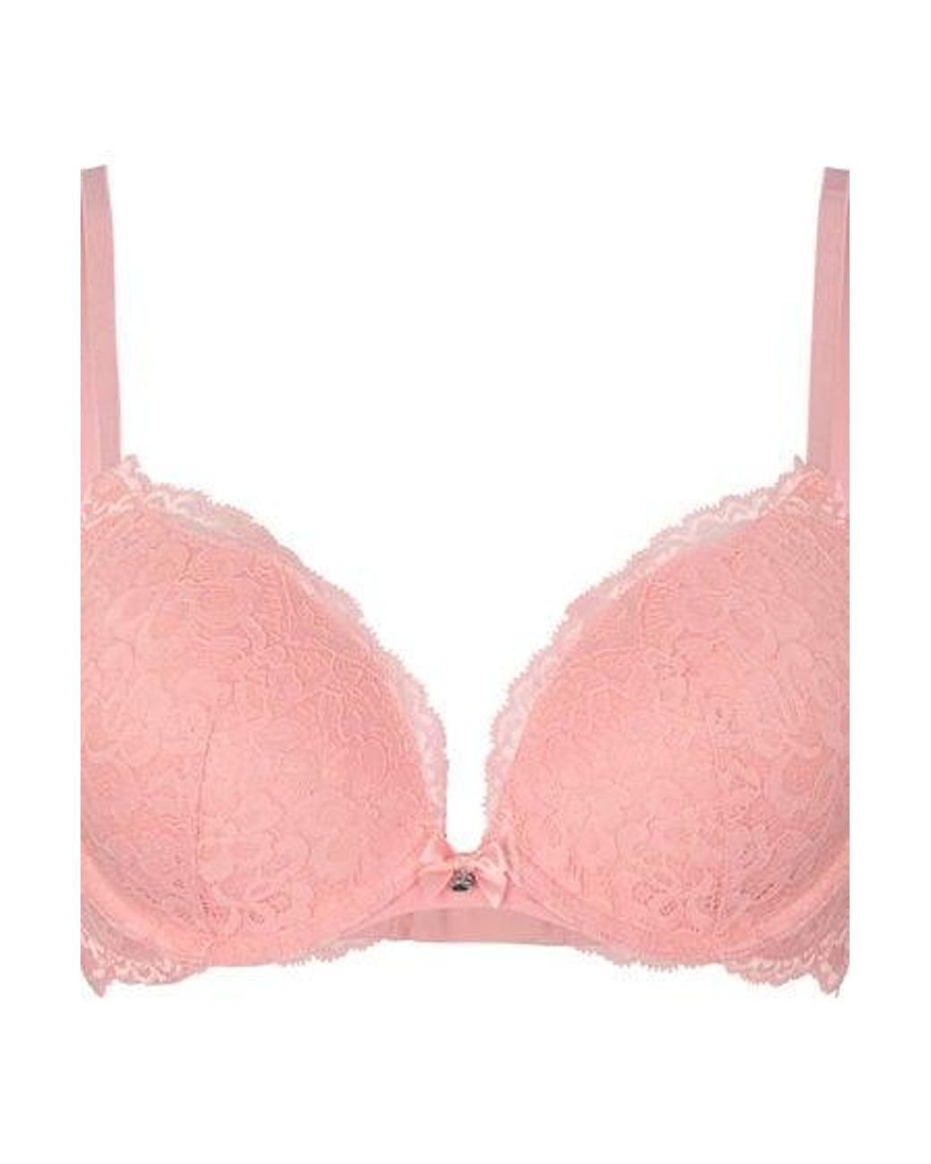 Hunkemöller Pink Marine Padded Underwired Push-Up Bra