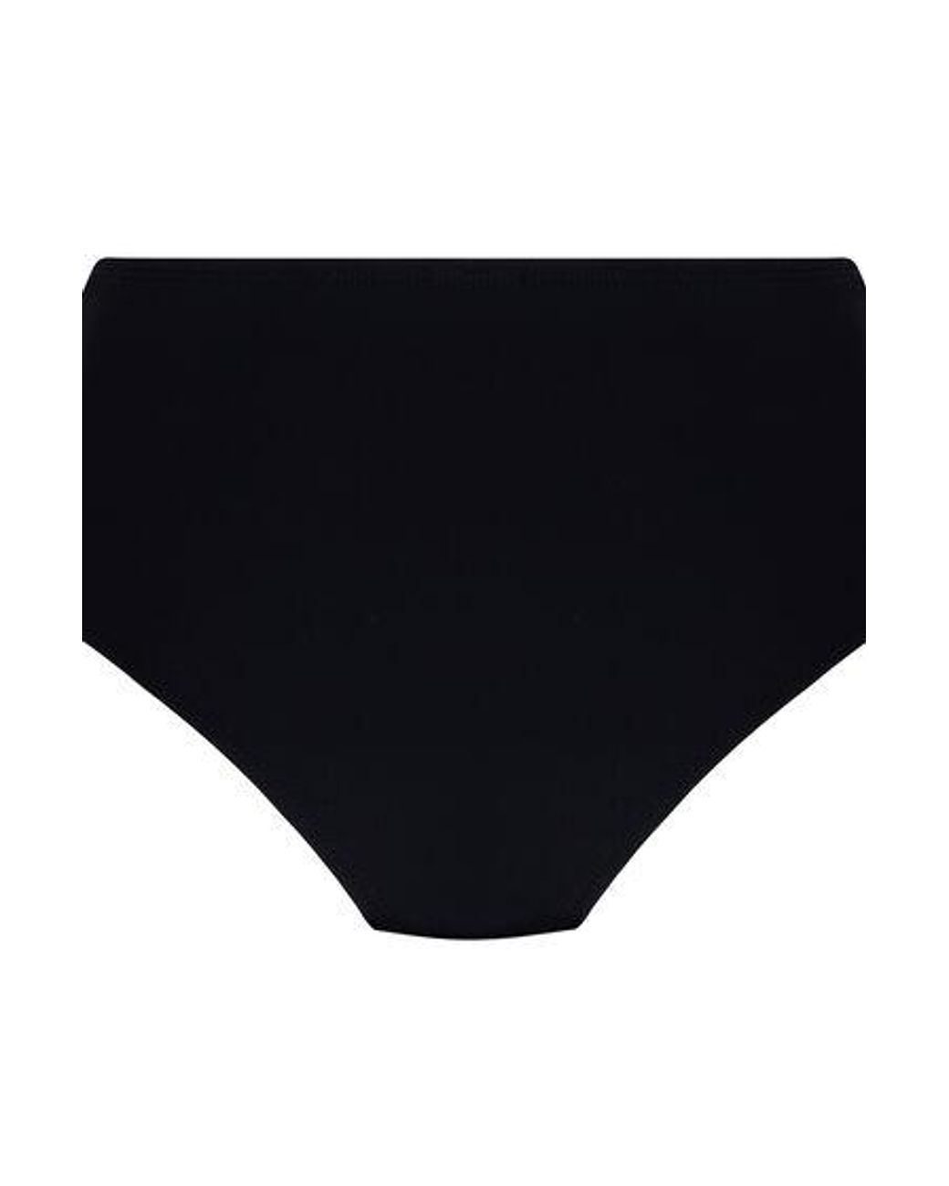 Hunkemöller Black High-Waisted Shaping Bikini Bottom Luxe