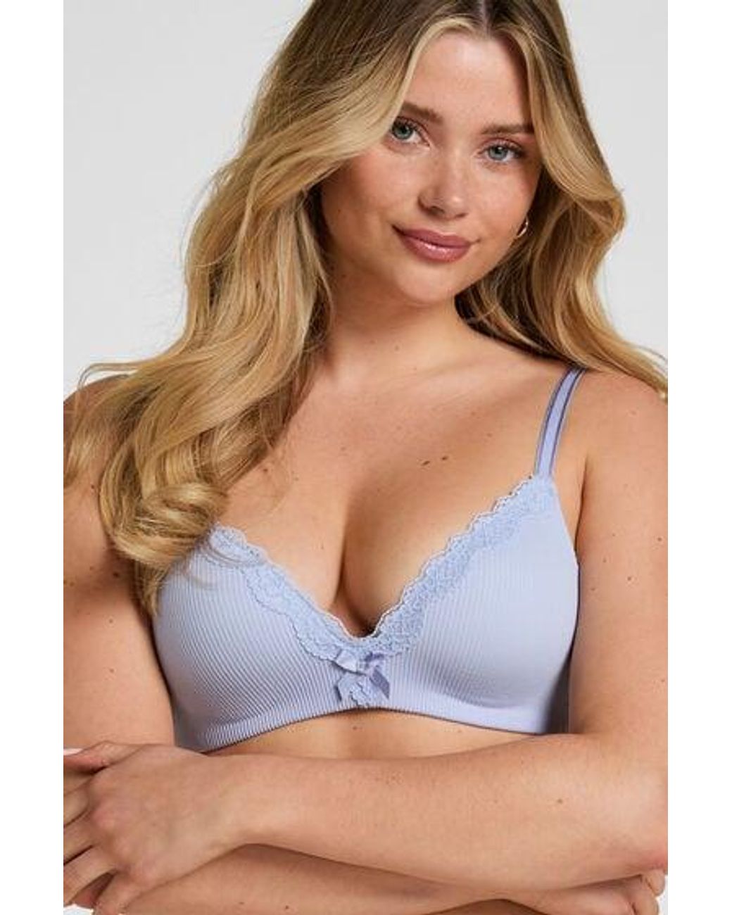 Hunkemöller Blue Lola Padded Non-Wired Bra