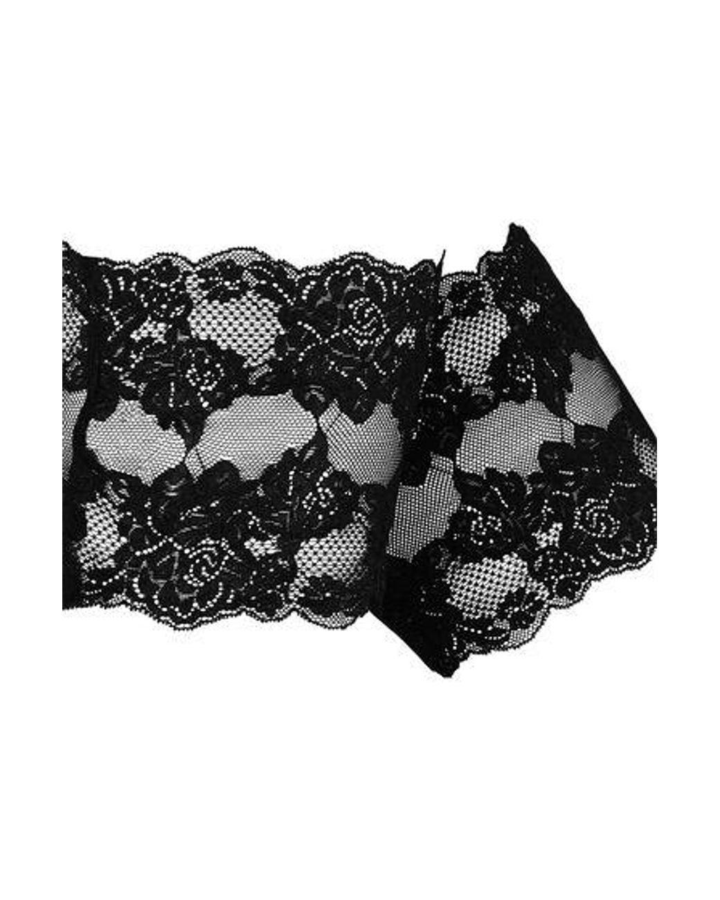 Hunkemöller Black Anti Chafing Lace Bands