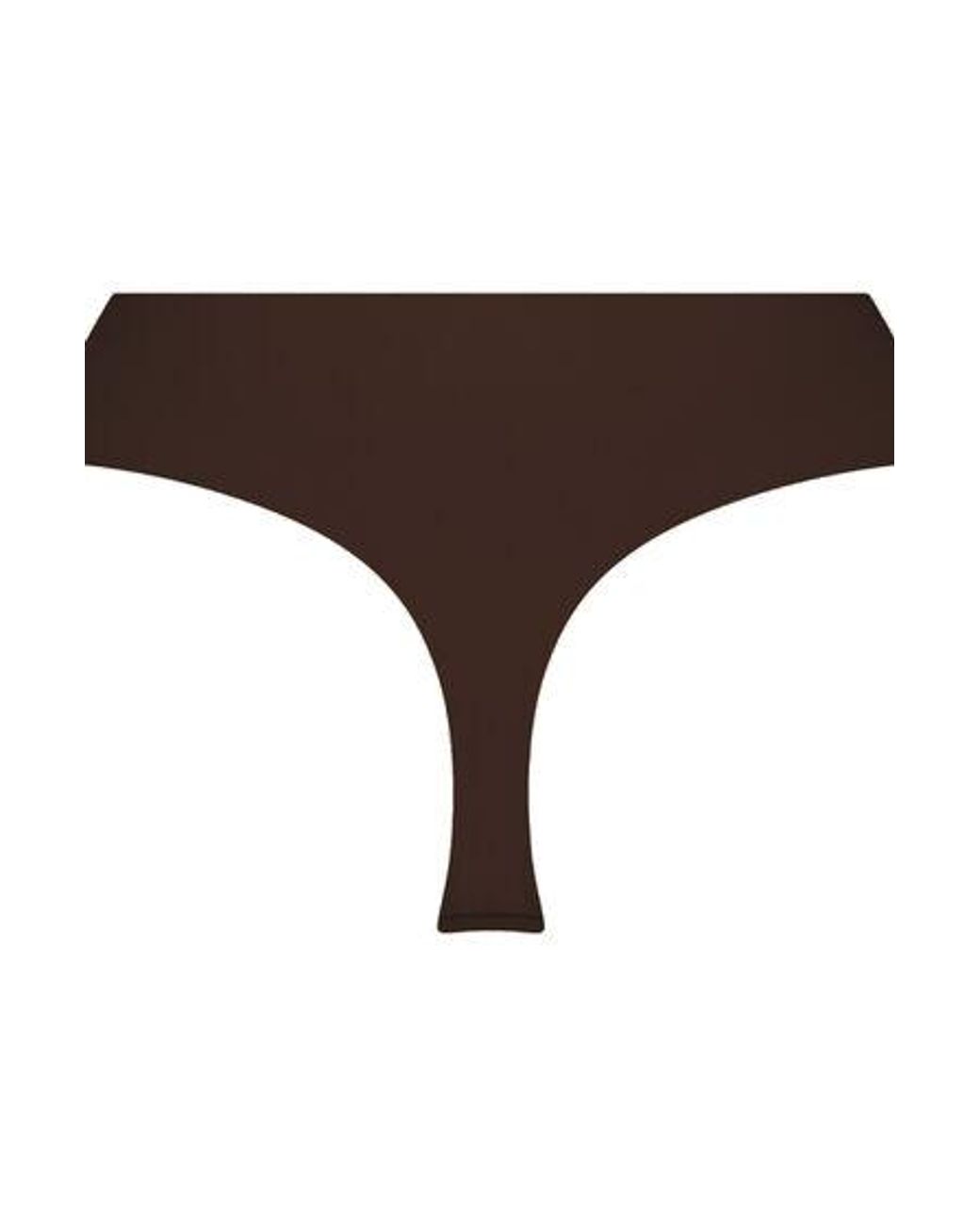 Hunkemöller Brown Smooth Thong