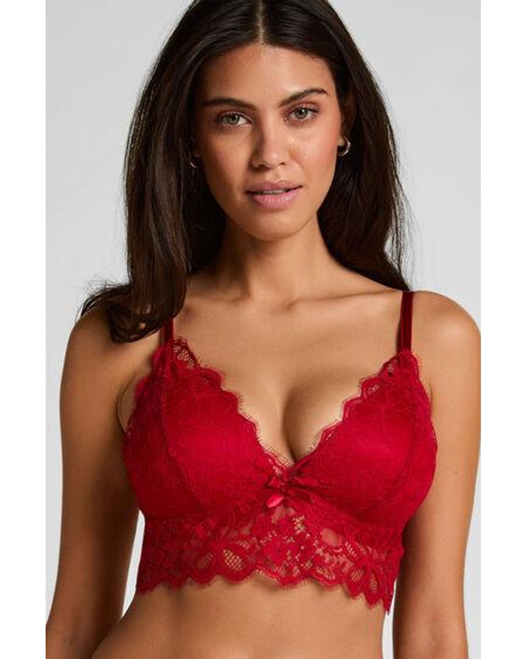 Hunkemöller Red Marianna Triangle Bralette