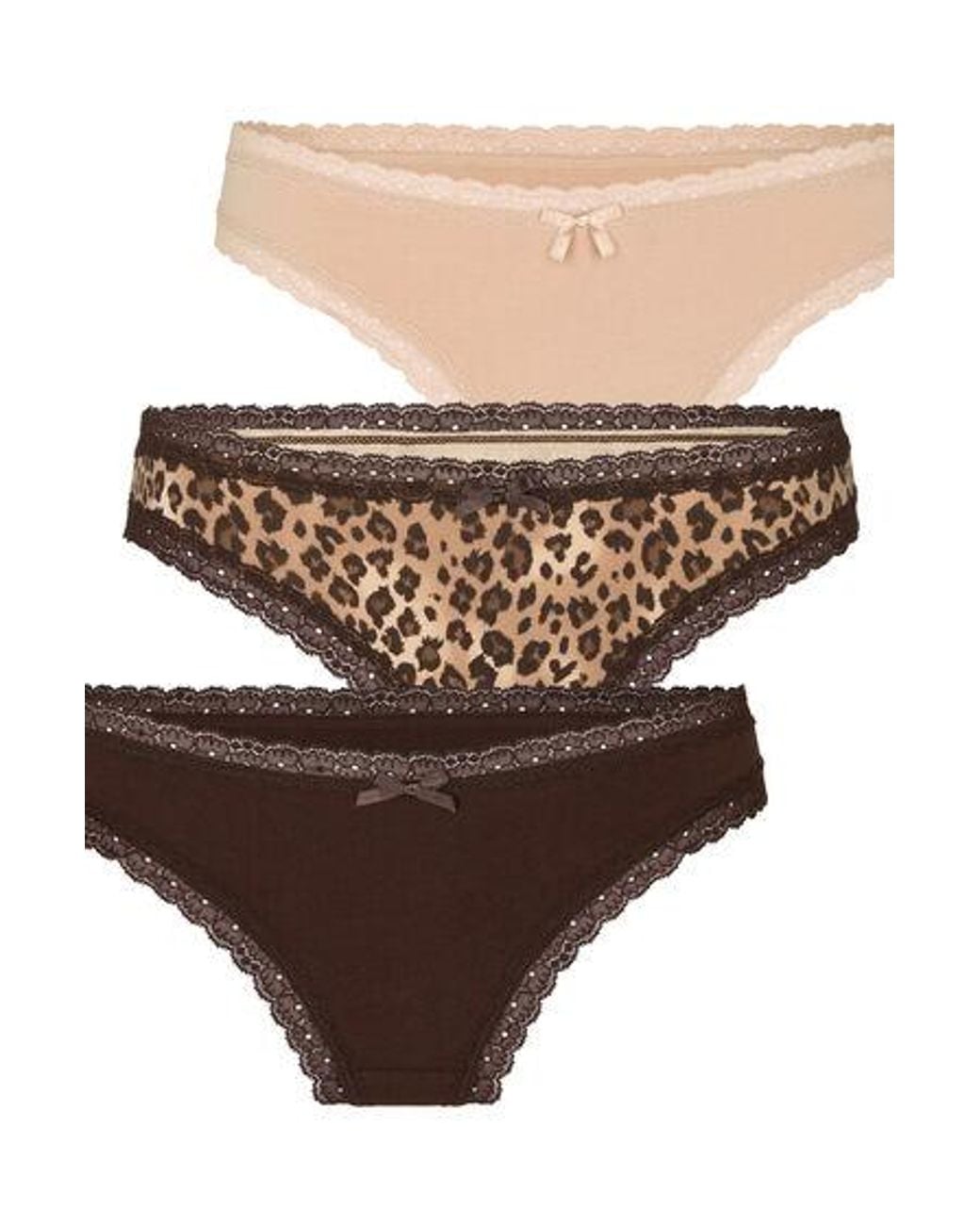 Hunkemöller Natural Multipack Cotton Thong