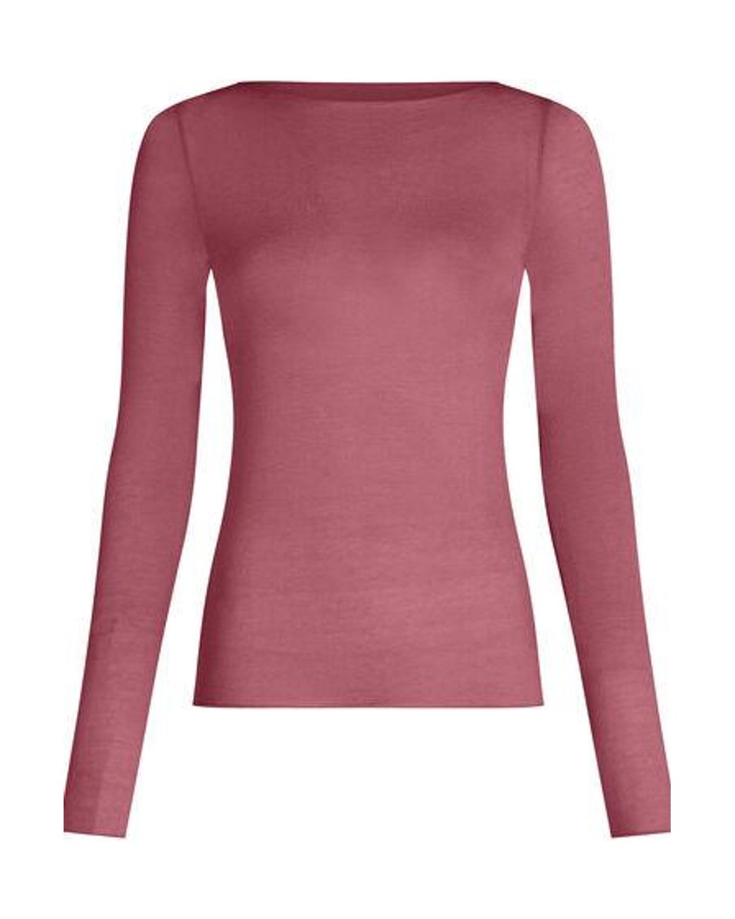 Hunkemöller Pink Super Soft Boatneck Shirt With Cashmere