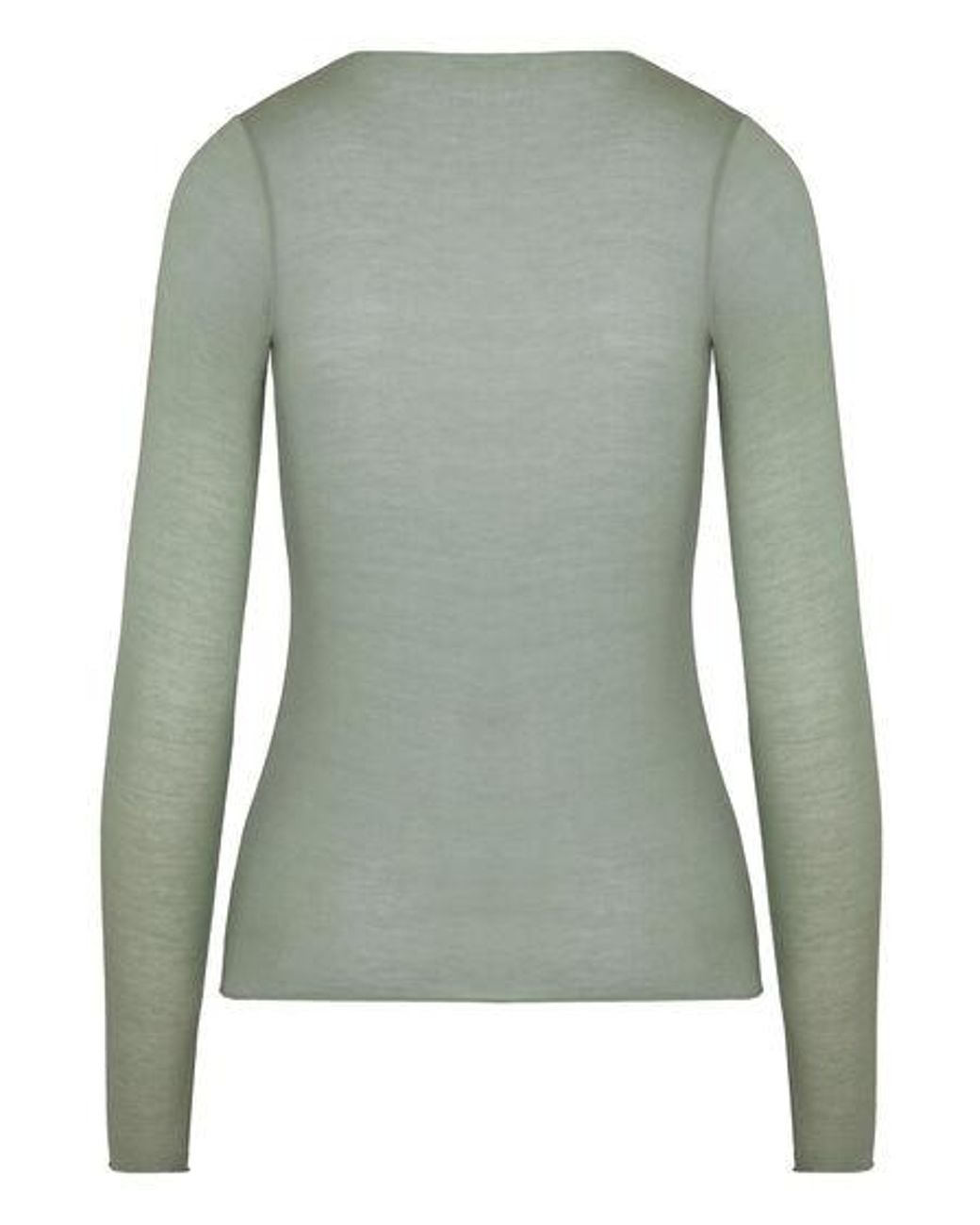 Hunkemöller Green Super Soft Lace V-Neck Shirt With Cashmere