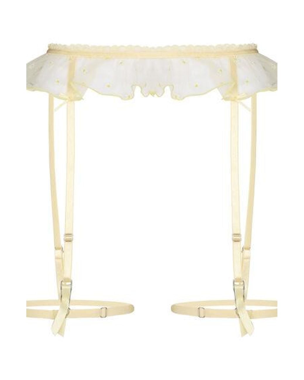 Hunkemöller Brown Suspenderbelt Flora