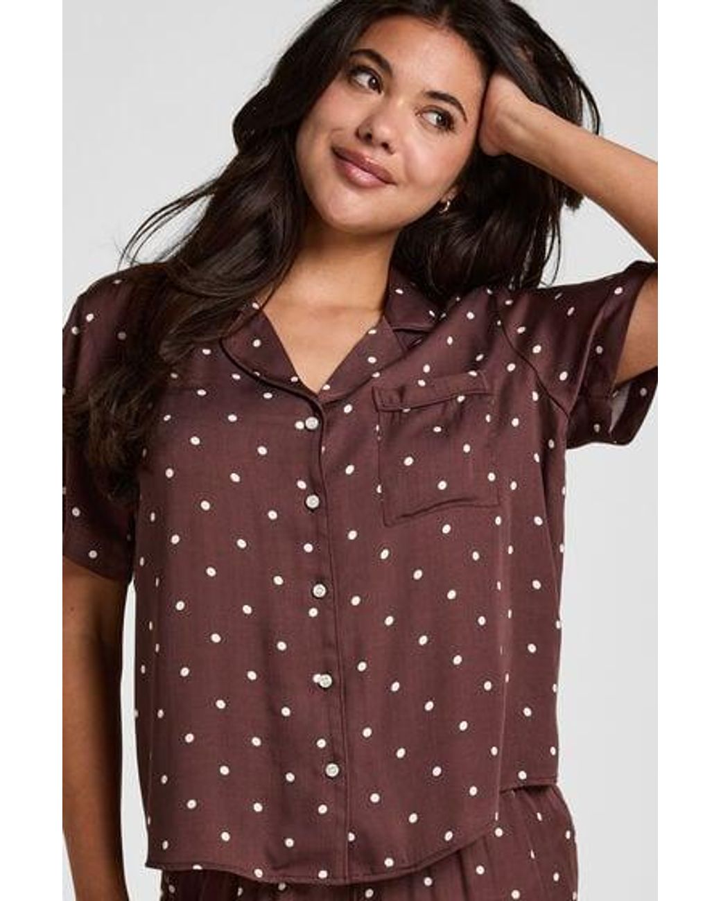 Hunkemöller Red Pyjama Jacket Satin
