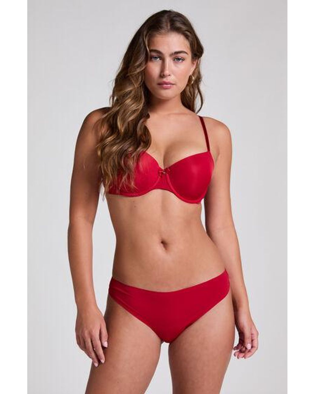 Hunkemöller Red Invisible Thong Basic