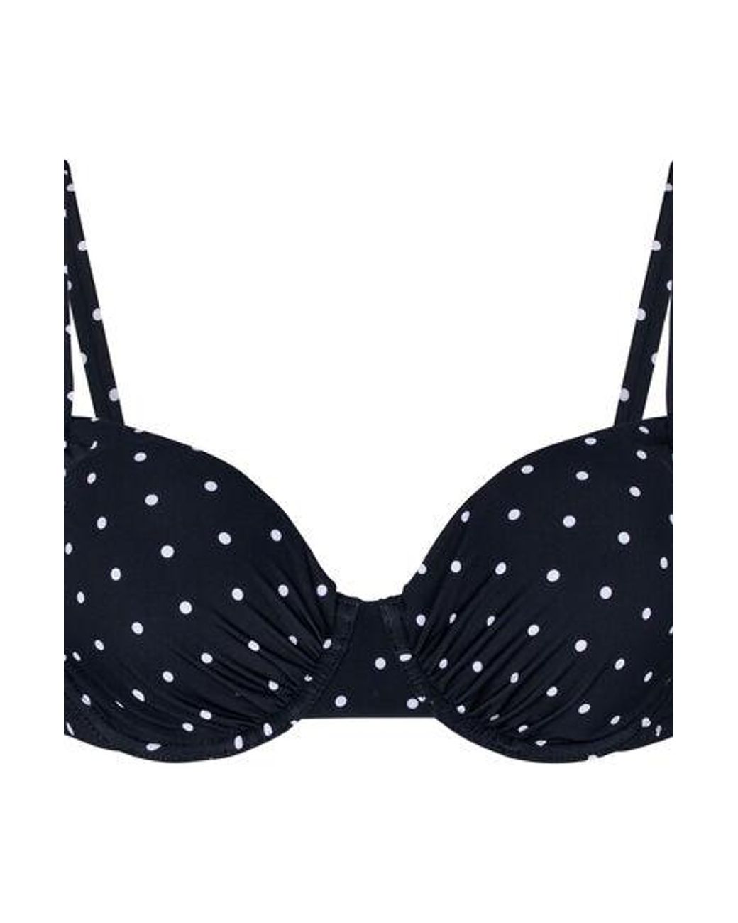 Hunkemöller Black Padded Underwired Bikini Top Bardolino