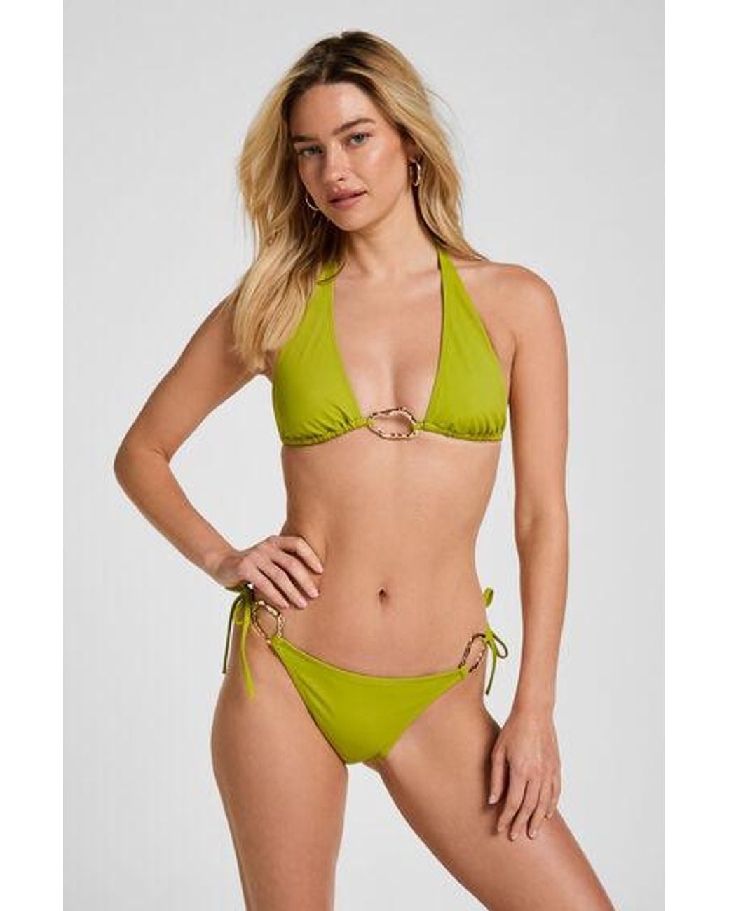 Hunkemöller Green Bikini Bottom Verona