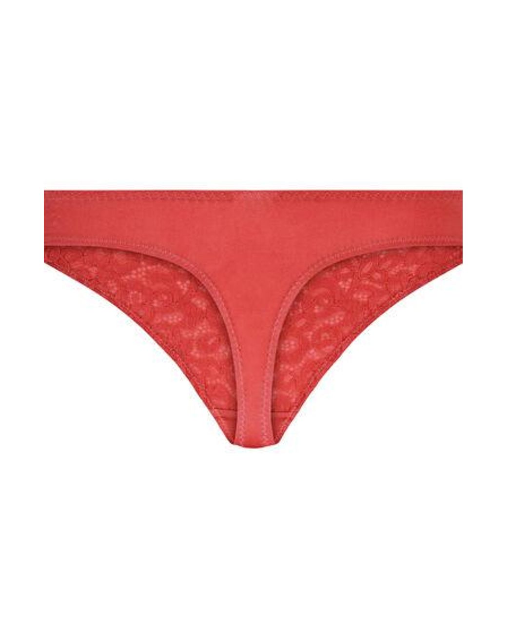 Hunkemöller String Marine in het Red