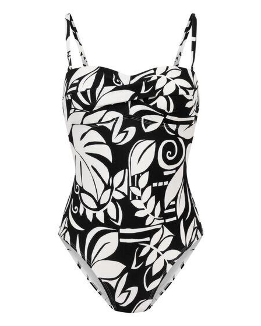 Hunkemöller Black Mauritius Bandeau Bathingsuit