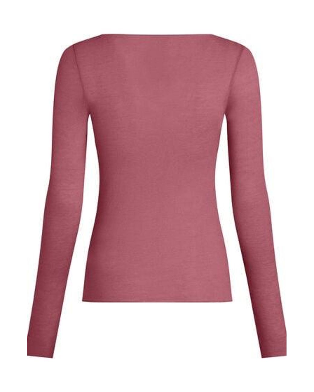 Hunkemöller Pink Super Soft Boatneck Shirt With Cashmere
