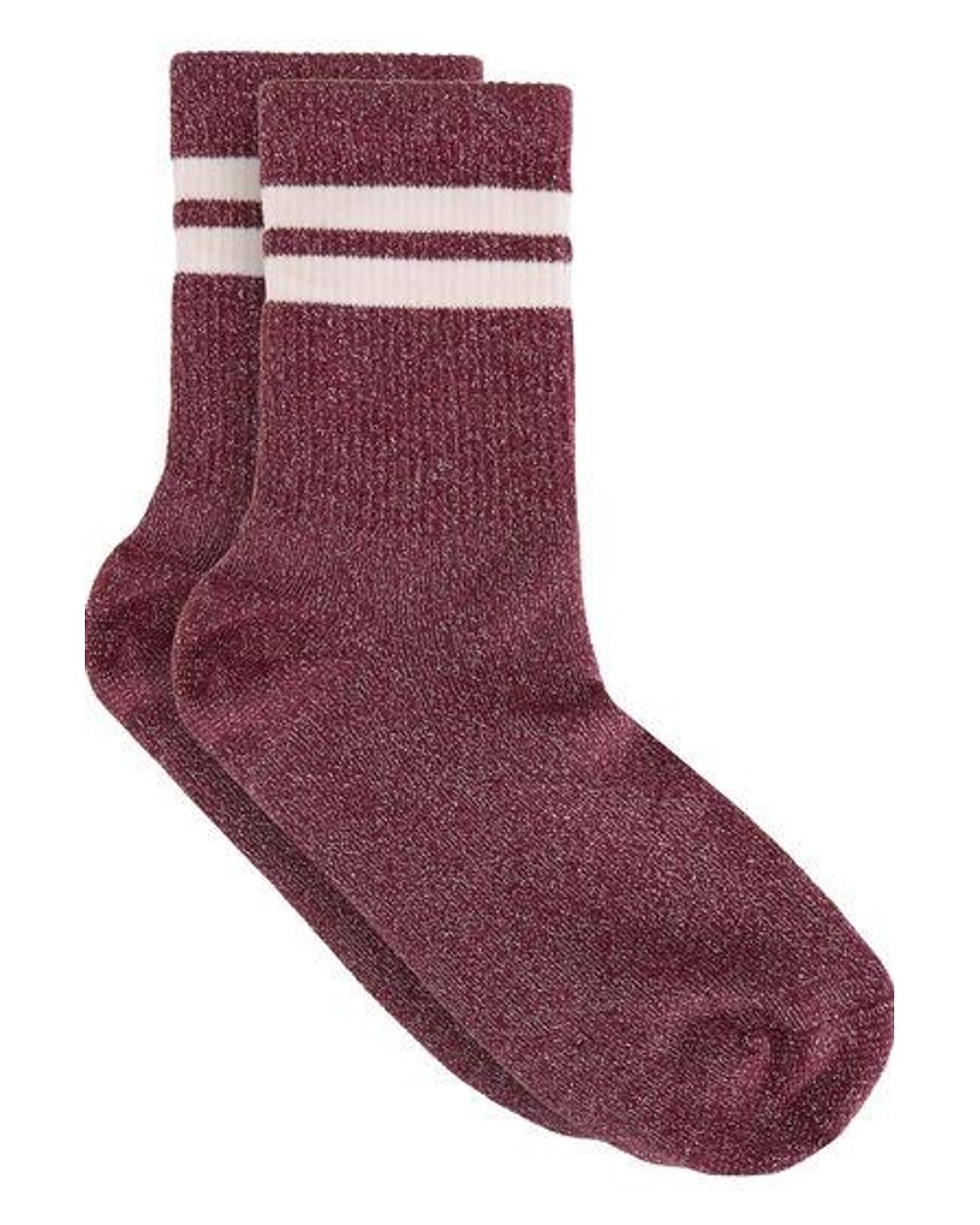 Hunkemöller Pink Socks Lurex Stripe