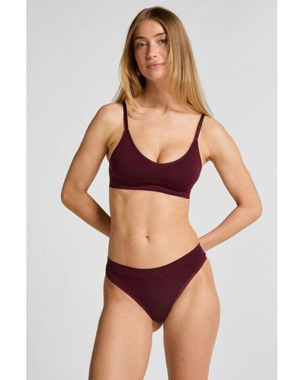 Hunkemöller Brown Dide Thong