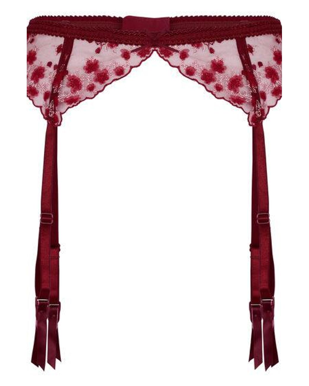 Hunkemöller Red Suspenderbelt Chloe