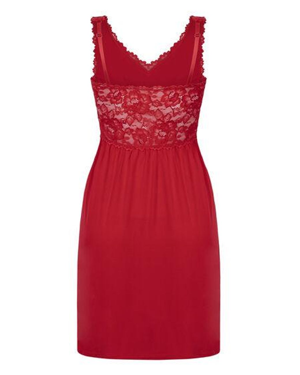 Hunkemöller Red Nora Lace Slip Dress