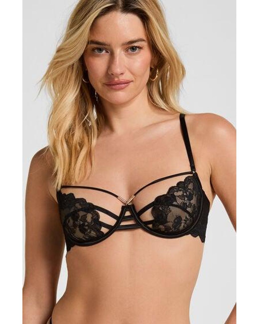 Hunkemöller Black Non-Padded Underwired Bra Zara
