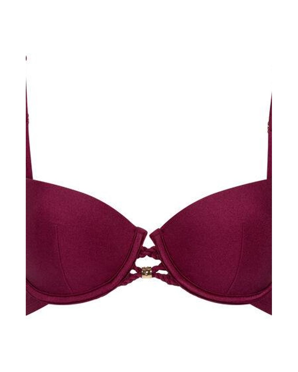 Hunkemöller Purple Marrakech Padded Underwired Bikini Top