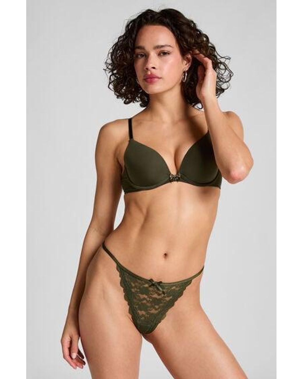 Hunkemöller Brown Mini Thong