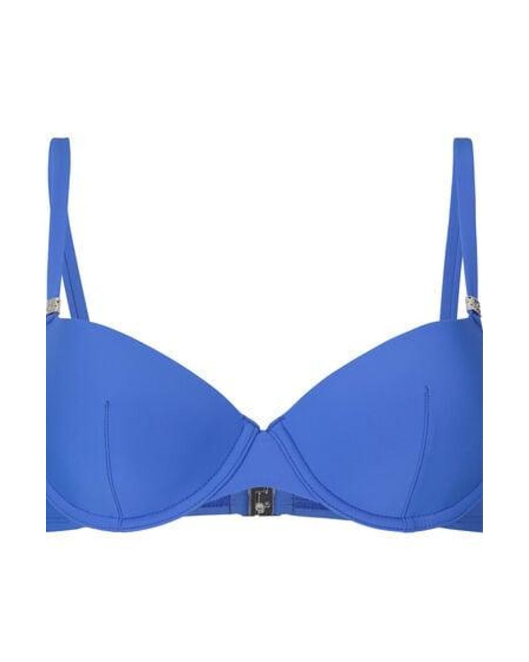 Hunkemöller Blue Luxe Padded Underwired Bikini Top