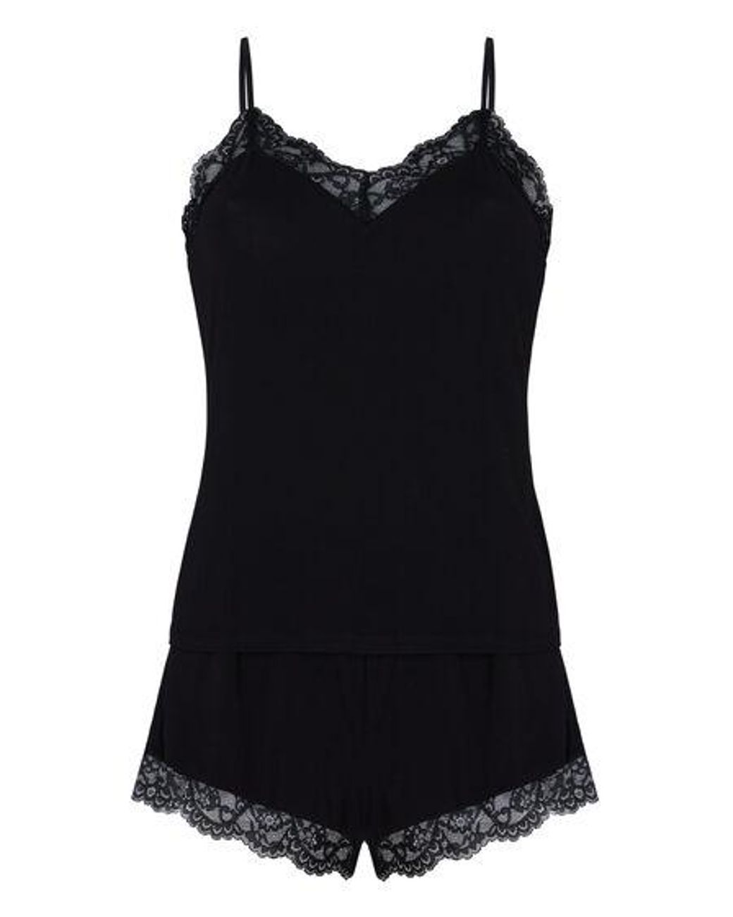 Hunkemöller Black Pyjama Set Nana