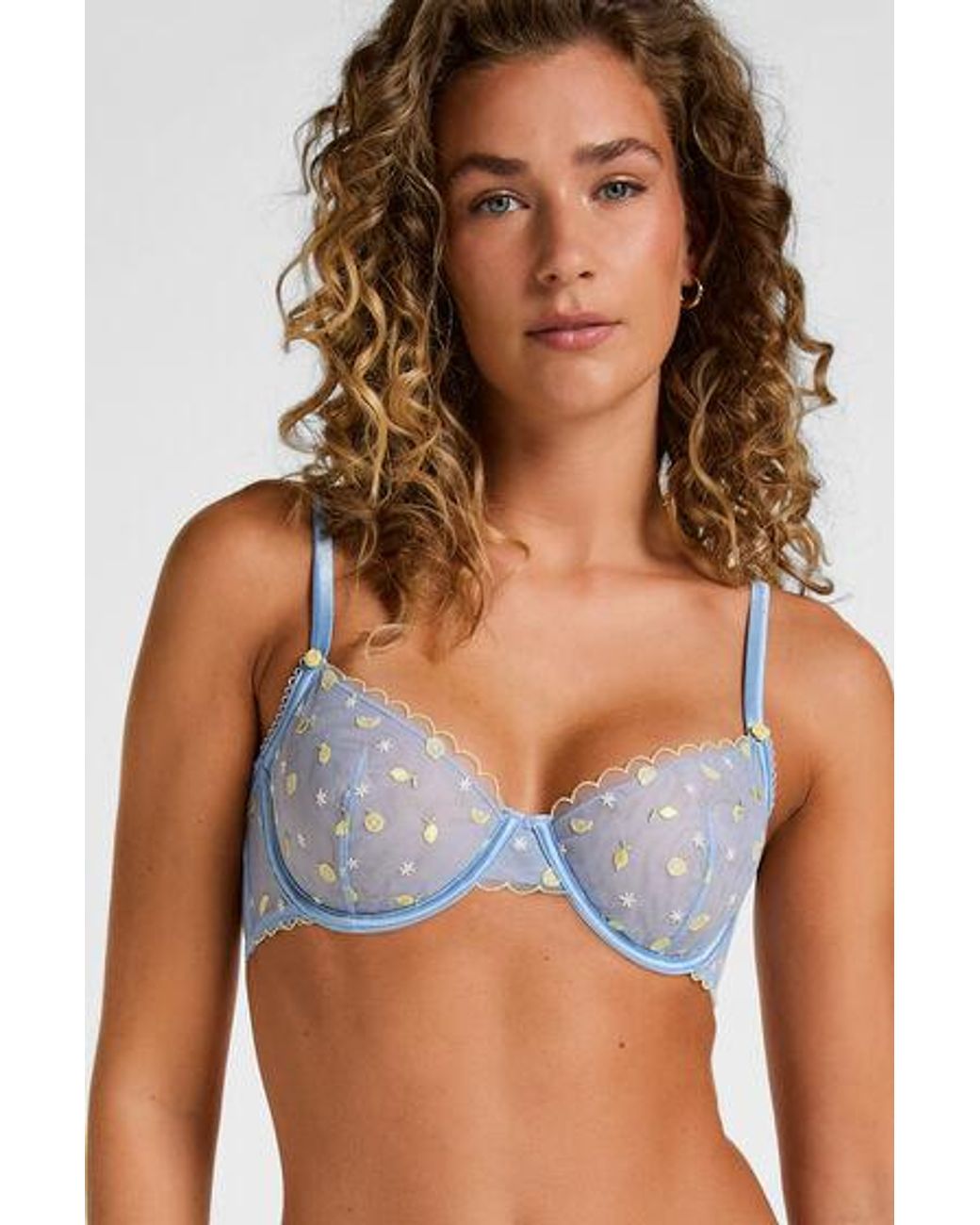 Hunkemöller Blue Non-Padded Underwired Bra Harriet