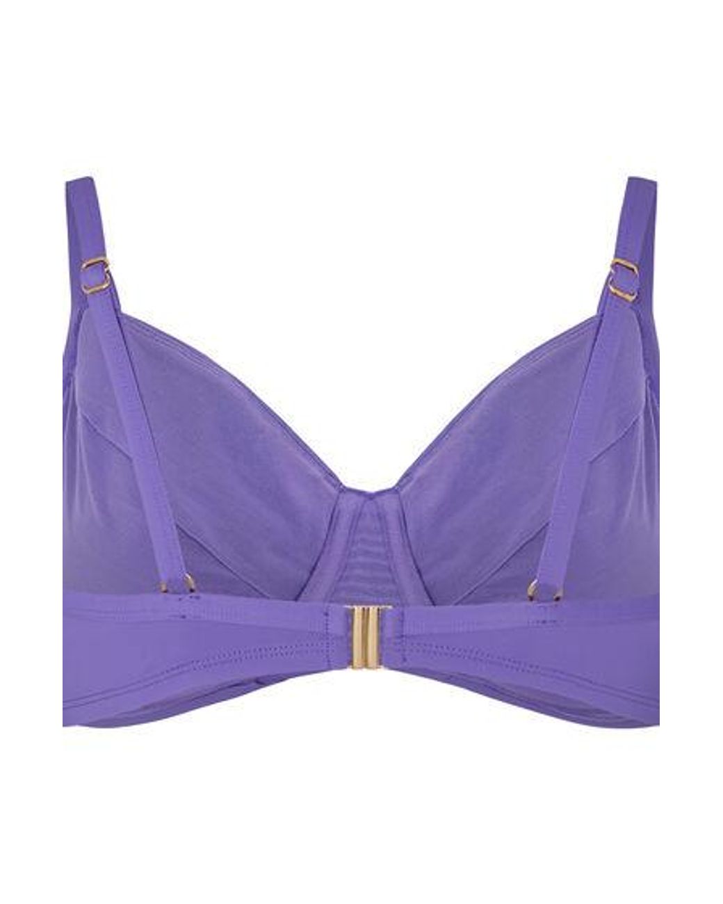 Hunkemöller Purple Luxe Non-Padded Underwired Bikini Top