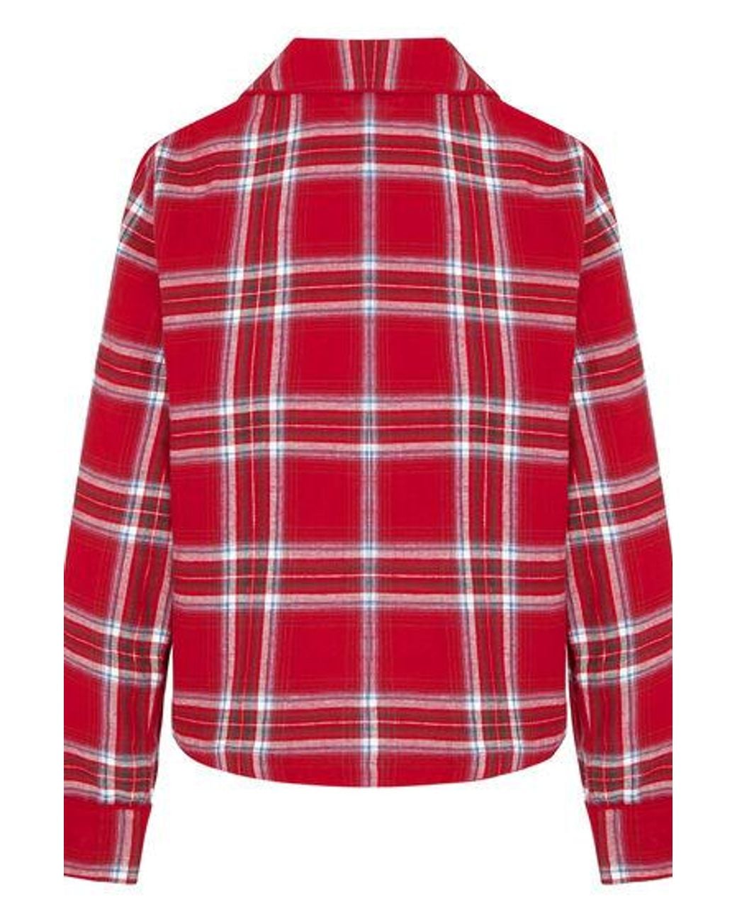 Hunkemöller Red Flannel Pyjama Top