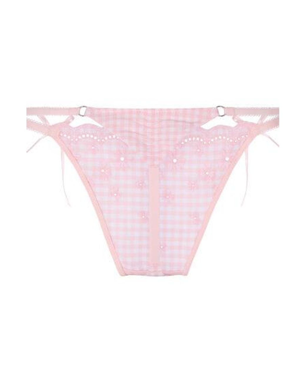 Hunkemöller Brown Highleg Thong Gaia