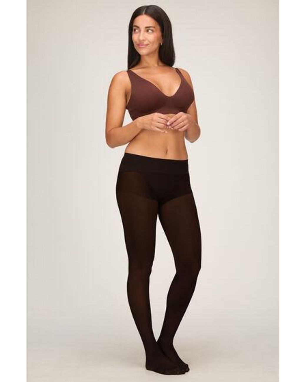 Hunkemöller Brown Tights 40 Denier Velvet Touch