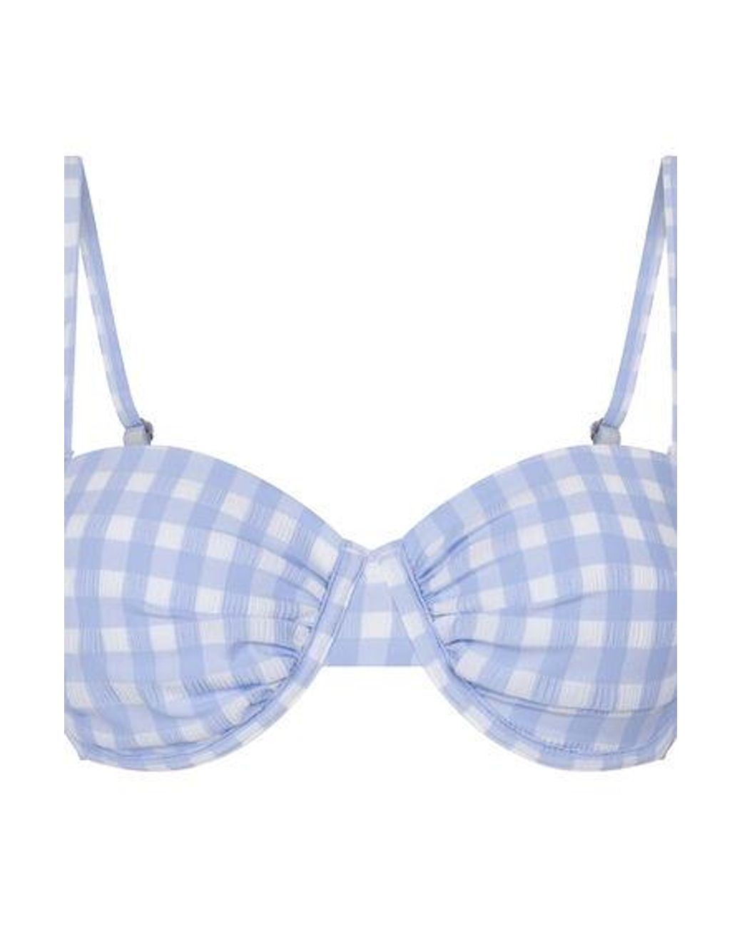 Hunkemöller Blue Padded Underwired Bikini Top Amalfi