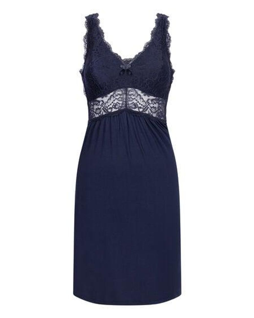 Hunkemöller Blue Nora Lace Slip Dress