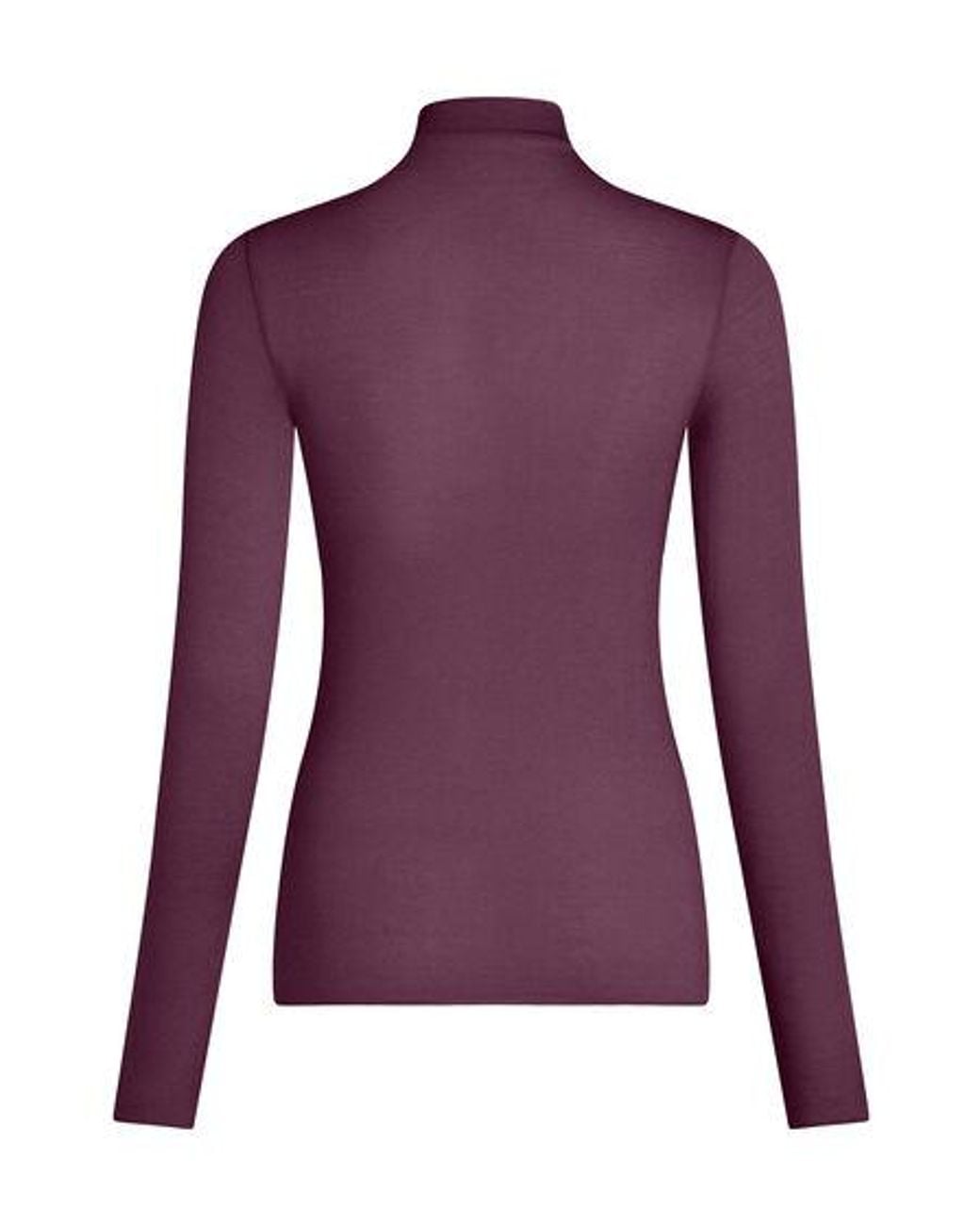 Hunkemöller Purple Super Soft Turtleneck Shirt With Cashmere