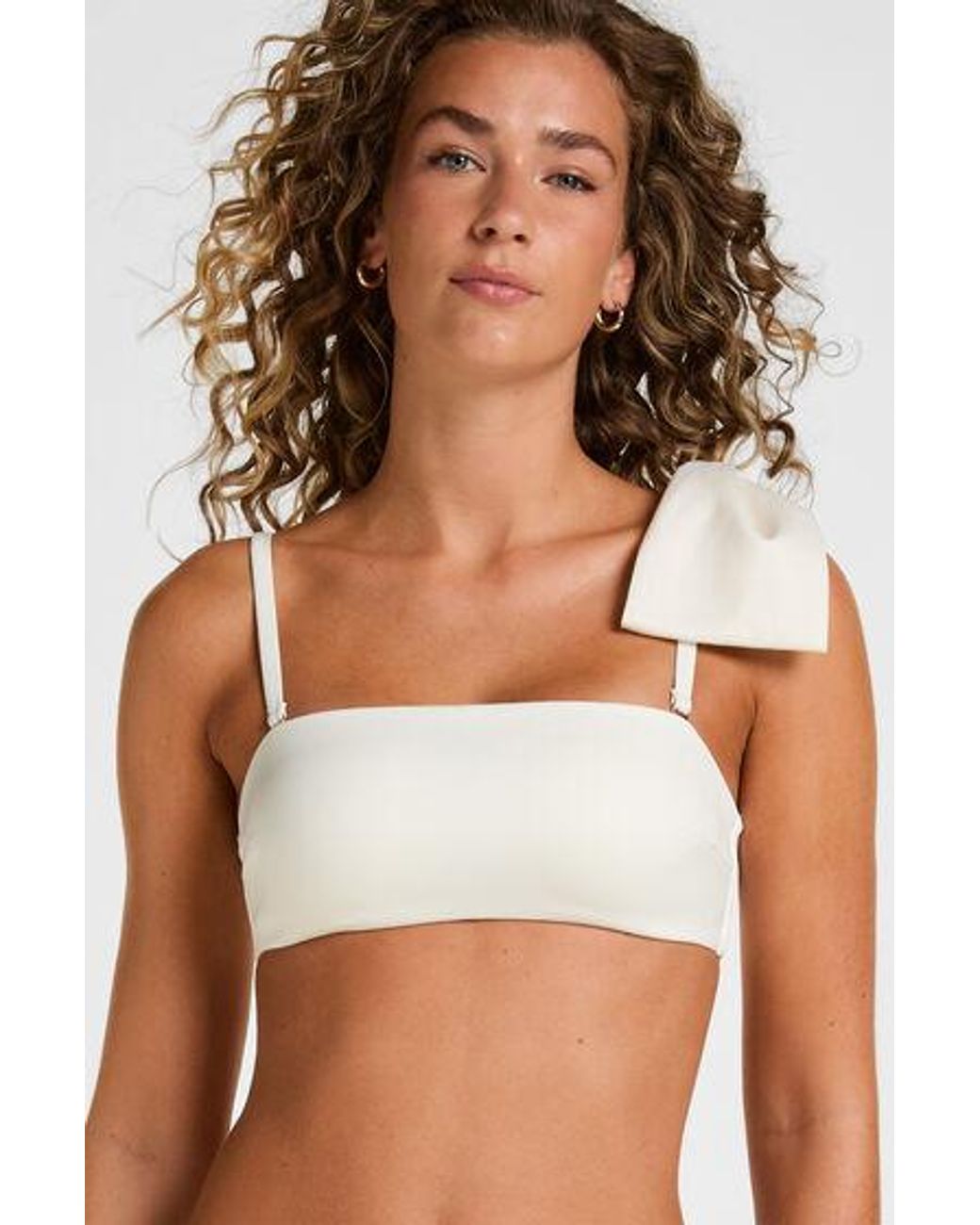 Hunkemöller Brown Bandeau Bikini Top Como