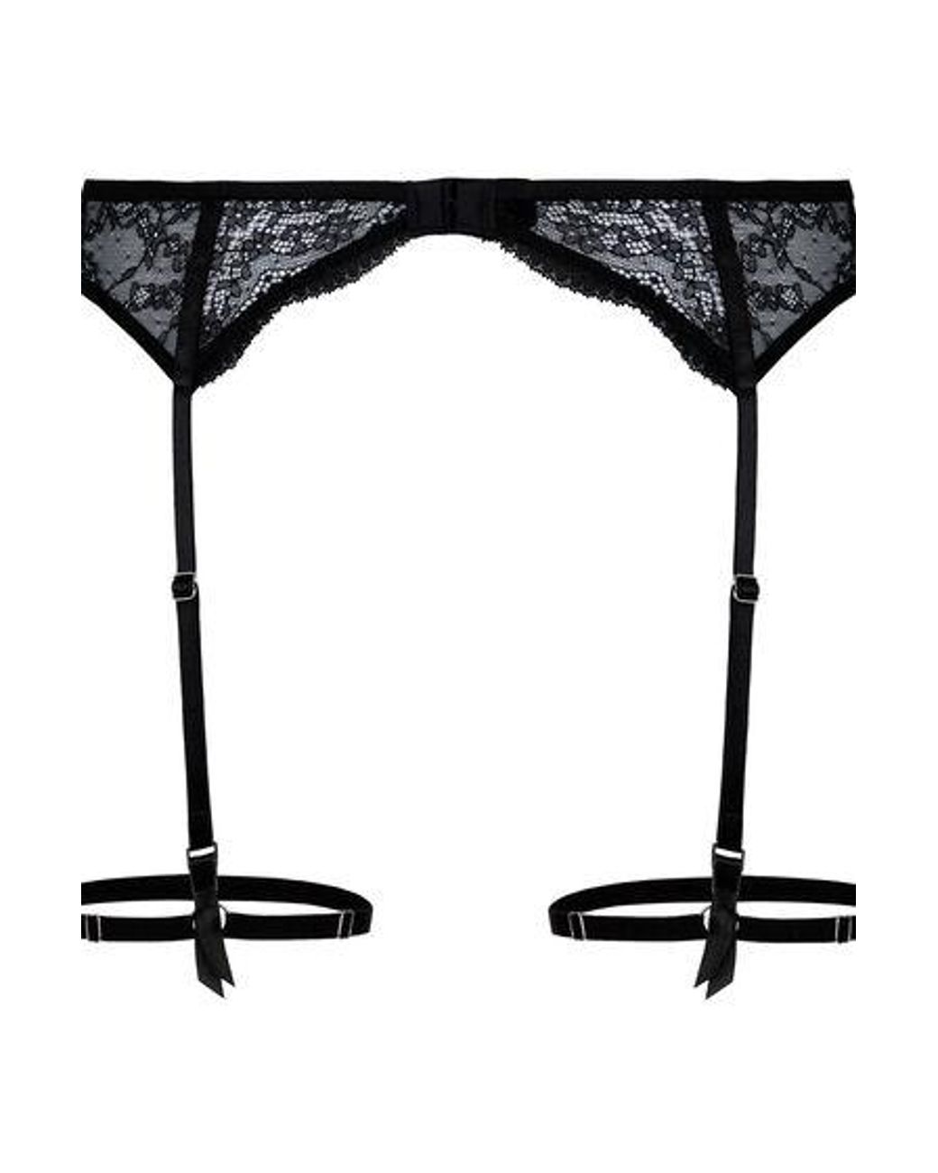 Hunkemöller Black Isabelle Suspenders